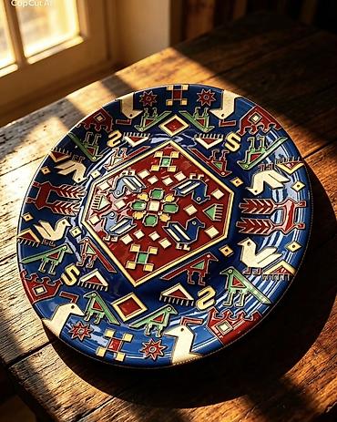 Süfrə qab-qacağı: Boşqablar, 1 əd, Keramika, Azərbaycan — 1