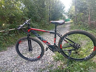 velosiped cube touring pro: Toba MTB velosiped - Çərçivə: Toba alüminium hardtail, qara-qırmızı — 3
