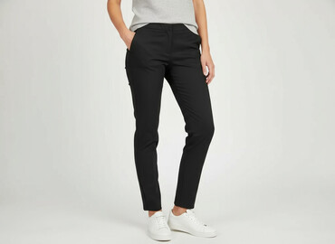 czerwona koszulka h m: H&M, Material trousers for women, size S