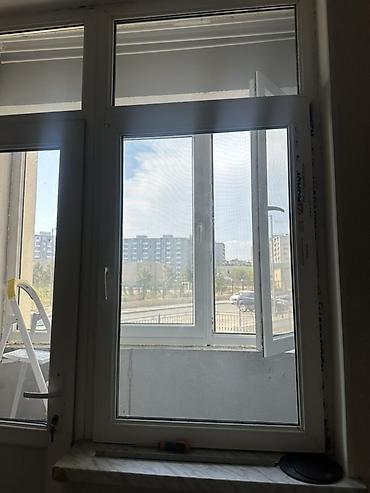 Ремонт и строительство: PVC balkon qapısı və pəncərə bloku - Material: ağ PVC profil - — 3