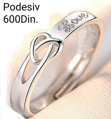 Prstenje: Ženski prsten, Materijal: Cirkon — 6