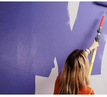 работа малярка: Побелка покраска штукатурка стен обои обращайтесь по телефону