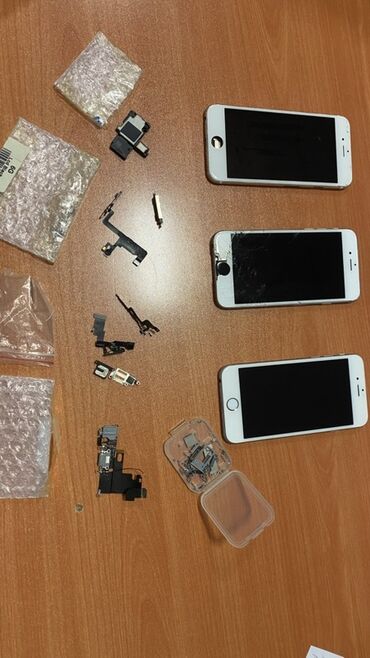 Digər ehtiyat hissələri: İPhone 6 telefonları üçün ehtiyat hissələri dəsti. Dəstdə İphone 6