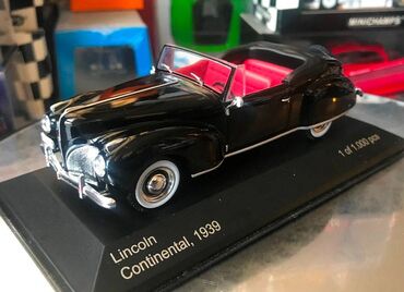 Avtomobil modelləri: Коллекционная модель Lincoln Continental black 1939 Limited Edition — 22