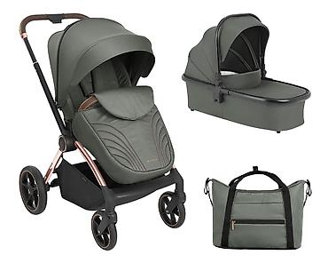 reserved patike: KIKKA BOO Kolica KARA 2u1 – army green (SKU: KKB2) Set 2u1 sa tvrdom — 1