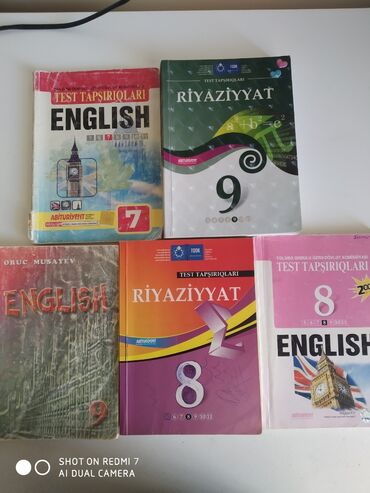 Kitablar, jurnallar, CD, DVD: Məhsullar işlədilmişdir. ayrı-ayrılıqda qiymət 1.50 azn topdan alqıdqa