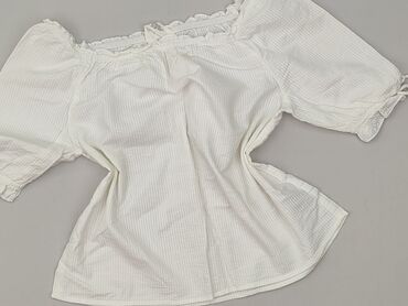 czerwona koszula w kratę dla dziewczynki: Blouse, H&M, 12 years, 146-152 cm, condition - Very good