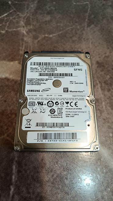 Daxili Sərt disk (HDD) Samsung, 1 TB, 2.5", İşlənmiş
