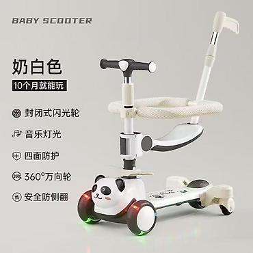 Детские самокаты: Детский самокат, Трёхколёсный — 56