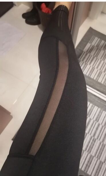 Helanke, biciklistički šortsevi: S (EU 36), Poliester, bоја - Crna, Prugasti — 13