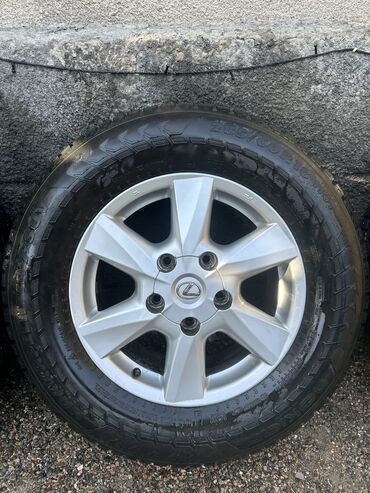 Колеса в сборе: Колеса в сборе 285 / 60 / R 18, Зимняя шипованная, Б/у, Комплект, Внедорожные (АТ/МТ), Литые, отверстий - 5 — 3