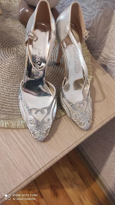 nigah: Tuflilər, Asos, Ölçü: 34.5, rəng - Gümüşü, İşlənmiş — 2