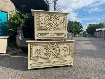 Сундуки: Сундук, Новый, Для приданого невесты, Дерево, цвет - Белый — 2