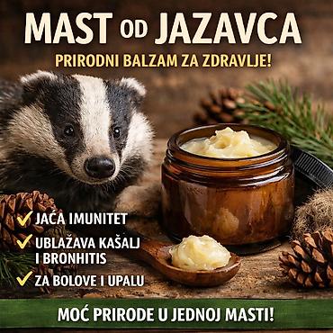 Food products: Mast od jazavca u medu – prirodna snaga za vaše zdravlje Šta je to: - — 3