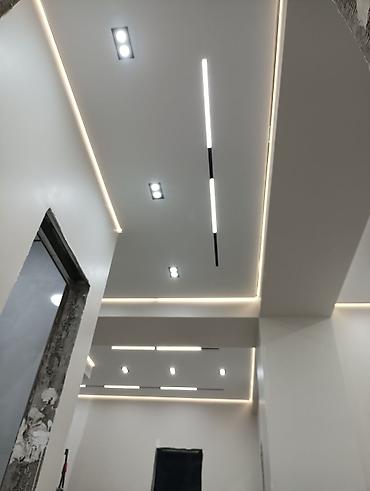 Натяжной потолок: Натяжные потолки с интегрированным освещением, дизайнерские работа — 3