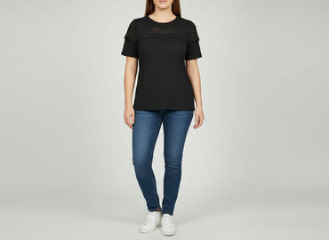 stradivarius top koronkowy: Women`s T-shirt, size XL