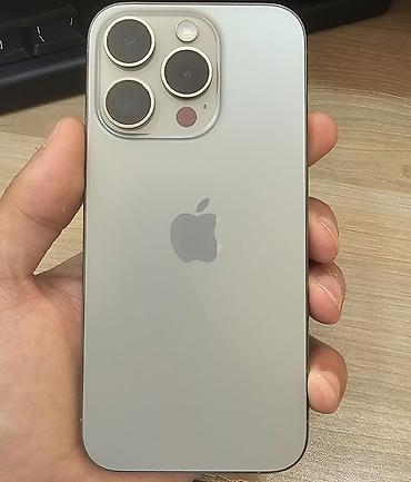 iphone quba: IPhone 15 Pro, 128 GB, Natural Titanium, Face ID — 6