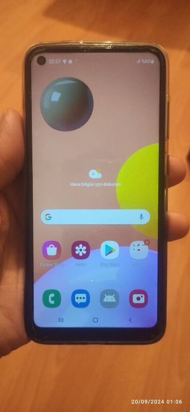 samsun a11: Samsung Galaxy A11, 32 GB, rəng - Boz, İki sim kartlı