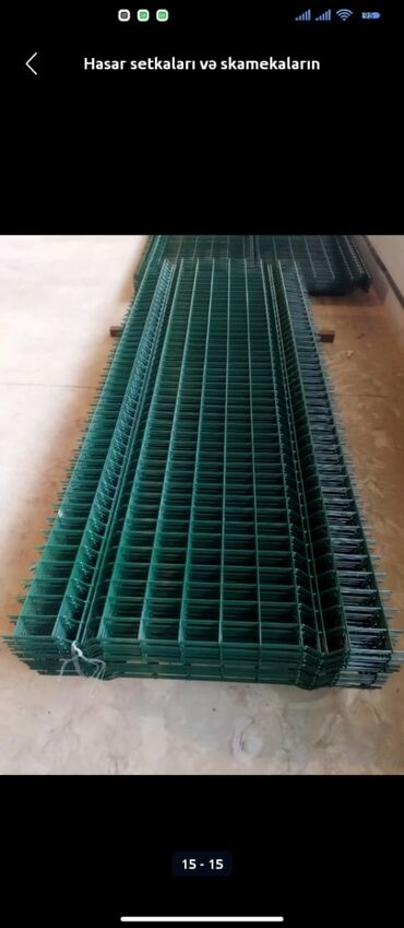 Bağ və bostan üçün digər məhsullar: Yaşil panel setkalari,istənilən hündürlükdə sfariş edə — 9