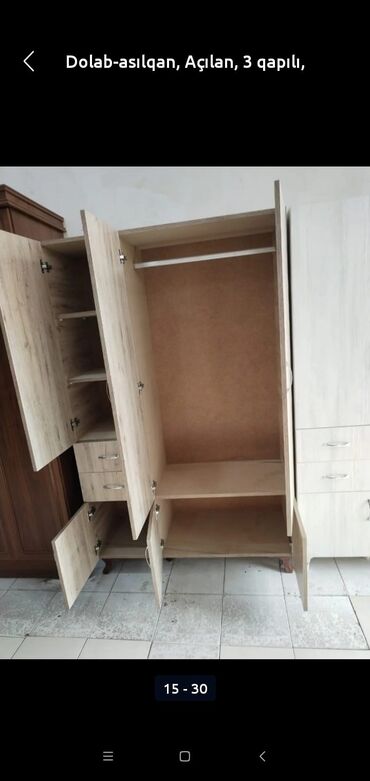 Dolablar: Yeni, 3 qapılı Düz dolab, Dolab-asılqan, Türkiyə -da lalafo.az — 2 Dolablar: Yeni, 3 qapılı Düz dolab, Dolab-asılqan, Türkiyə — 2