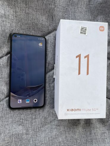 mi весы: Xiaomi, Mi 11 Lite, Б/у, 128 ГБ, цвет - Черный, 2 SIM