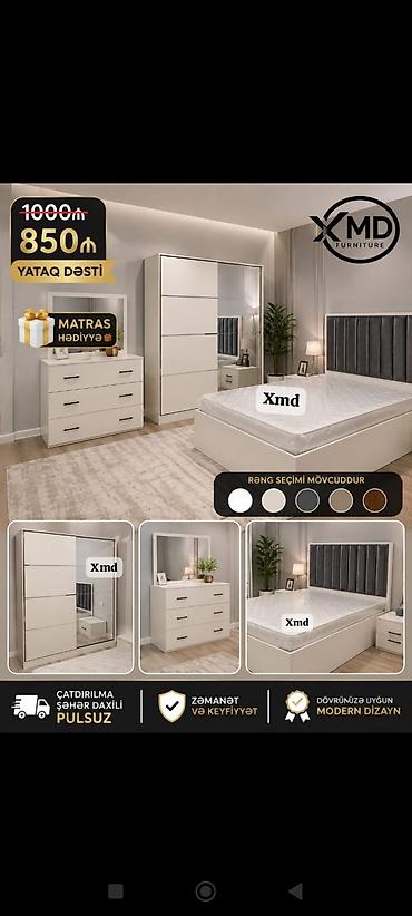 XMD Furniture – Yataq Dəsti - Komplekt: 1 ədəd ikiqat çarpayı — 1