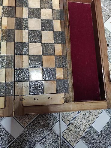 Şahmatlar: Şahmat əl işi. Əsl hədiyyəlik şahmat. Metrolara və şəhərdaxili — 5