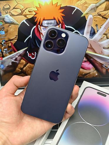 IPhone 14 Pro Max, Б/у, 512 ГБ, Deep Purple, Коробка, 73 %