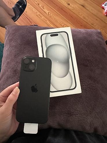 Mobil telefonlar: IPhone 15, 128 GB, Qara — 3