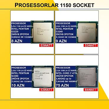 40: Prosessorlar “LGA 1150 socket (4cü nəsil)” ⭐LGA 1150 (4cü nəsil) İntel — 1