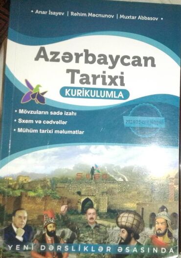 azərbaycan tarixi test toplusu cavabları: Azərbaycan Tarixi 2024/25-ci il nəşri RM Nəşriyyatı 6 manata satılır