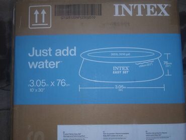 поменяюсь: Поменяю на планшет надувной бассейн Intex, отличное состояние, полный