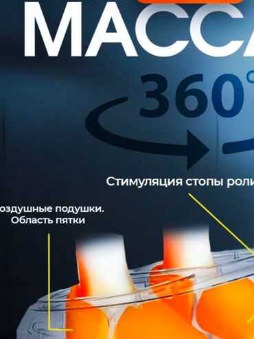 массаж банка: Тип массажера	роликовый; тепловой Зона массажа	ноги; стопы