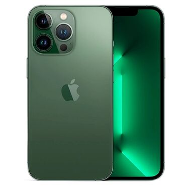 Apple iPhone: IPhone 13 Pro, Б/у, 128 ГБ, Зеленый, Защитное стекло, Чехол, Кабель, 86 %