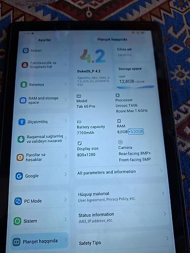 apple ipad 13: Yenidir telefonla barter etmək olar satışıda mümkündür.Blackview Tab — 2
