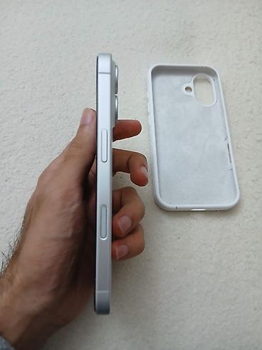 apple iphone 1: IPhone 16, 128 GB, Ağ, Face ID — 3