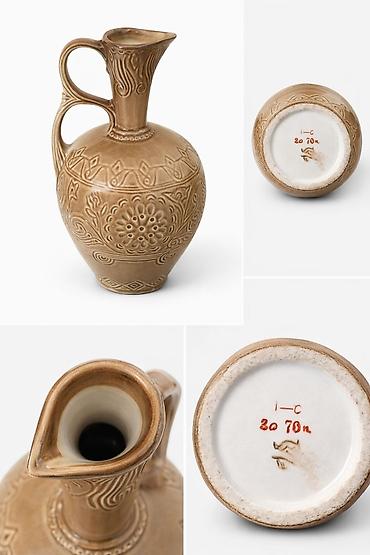 çiyə yağı: Rəng - Sarı, Keramika, 1, 2 l, SSRİ — 3