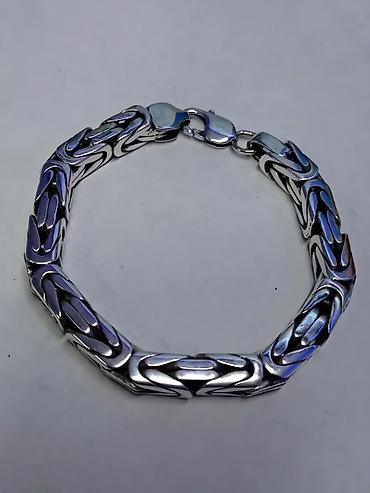 Серебряные цепочки: Серебряные Цепи и Браслеты Ручная работа 940-950 проба Делаю на at lalafo.kg — 21 Серебряные цепочки: Серебряные Цепи и Браслеты Ручная работа 940-950 проба Делаю на — 21