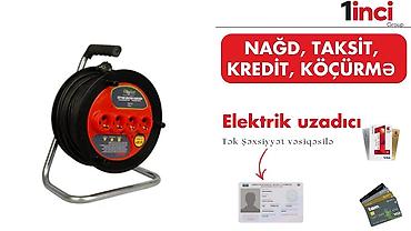 duyme: Elektrik uzadıcı bobin (baraban tipli) - Uzun kabeli baraban üzərində — 1