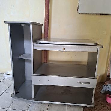 ofis əşyaları: İşlənmiş, Düz TV altlığı, Polkalı — 1