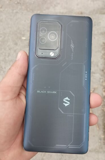 сяоми 15: Xiaomi, Black Shark 5 Pro, Колдонулган, 128 ГБ, түсү - Көк, 1 SIM, 2 SIM