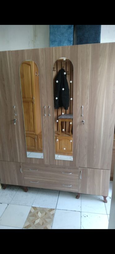 Dolablar: Yeni, Açılan, 4 qapılı Düz dolab, Dolab-asılqan, Türkiyə — 9