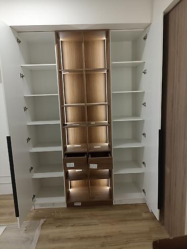 silver kitchen: Встроенная мебель под заказ: кухня и шкафы-купе/распашные в — 3