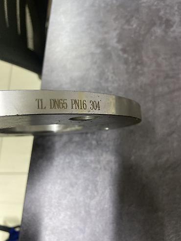 токал: Фланец нержавеющий TL DN65 PN16, сталь AISI 304 - Тип: плоский — 1