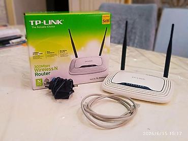 cat 5 kabel: TP-Link TL-WR841N Wireless N Router - Sürət: 300 Mbps yüksək sürətli — 2