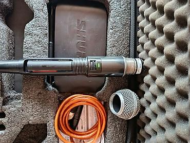 əşyaları: SHURE GLXD24 SM58 SHURE SUPER vəziyətdədi üç ayın mikrafondu təcili — 3