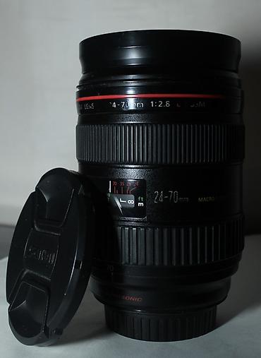 ev zengi: Canon EF 24-70mm f/2.8 L USM obyektiv 1ci nəsil - Fokal məsafə: 24–70 — 2