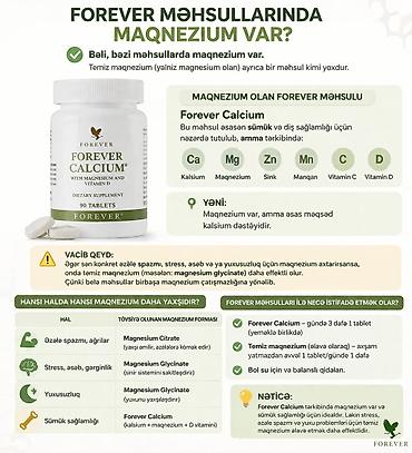 sink kapsullari: Forever Calcium – maqnezium və D vitamini ilə zəngin kalsium kompleksi — 1