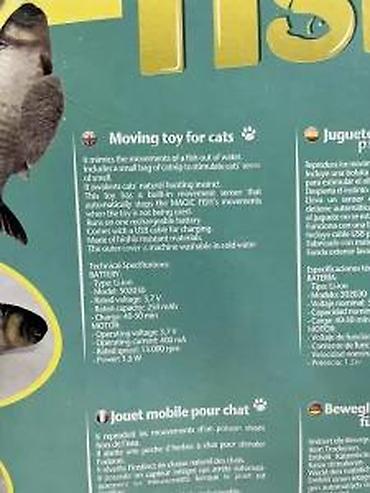 Oprema za kućne ljubimce: MAGIC FISH – pokretna interaktivna igračka za mačke - Imitira pokrete — 17