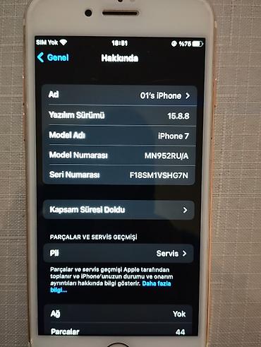 iphone 11 pro max bakida qiymeti: IPhone 7, 128 GB, Rose Gold, Barmaq izi — 6